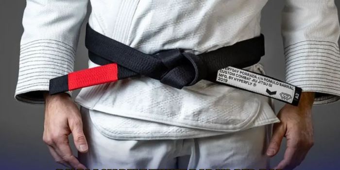 black belt white bar bjj - Bjj.Guide